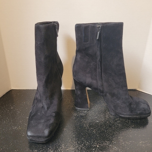 Sam Edelman Jaye Blockheel Bootie Black - Picture 2 of 8